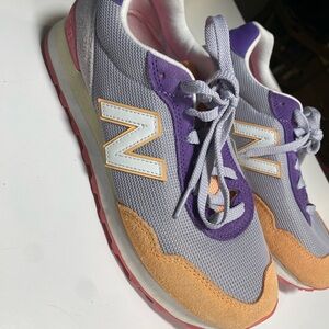 New Balance Lavender and Peach Sneakers